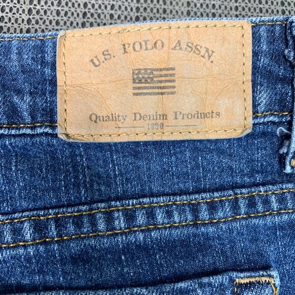 U.S. Polo Assn. Womens Bootcut Jeans Size 9/10 Blue Denim Authentic Quality - Picture 4 of 9